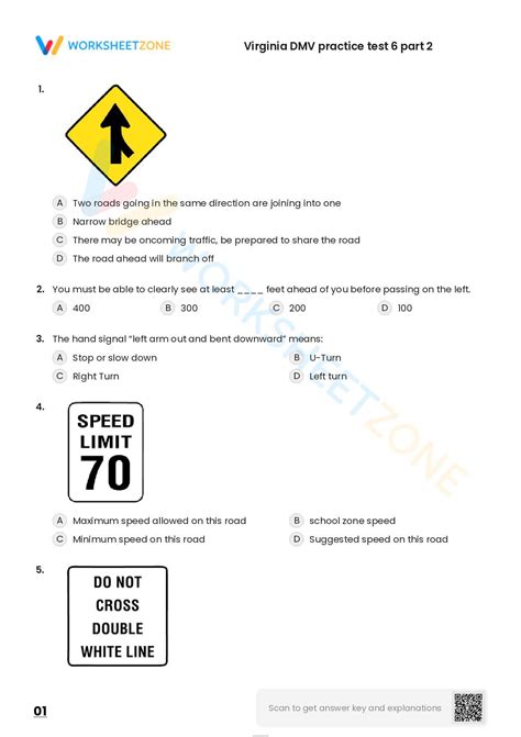 virginia dmv practice exam questions